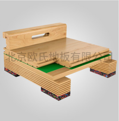 歐氏單層龍骨結(jié)構(gòu)運動木_體育地板